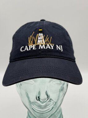Cap America Cap Cape May NJ Hat Strapback One Size Adjust Lighthouse Embroidery